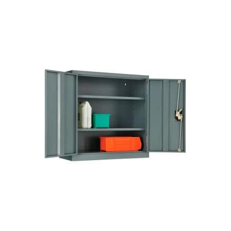 Global Industrial„¢ Wall Storage Cabinet Assembled 30W X 12D X 30H Gray